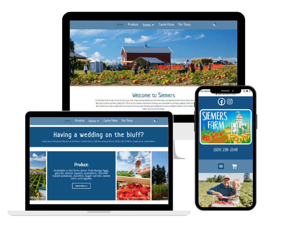 Siemers Farm Website - Built by Imagine It Online